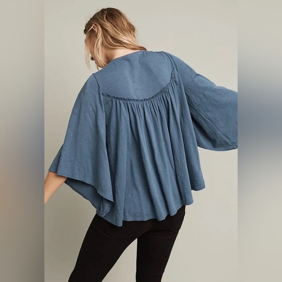 ANTHROPOLOGIE / DELTTA BEADED TOP - Picture 3 of 12